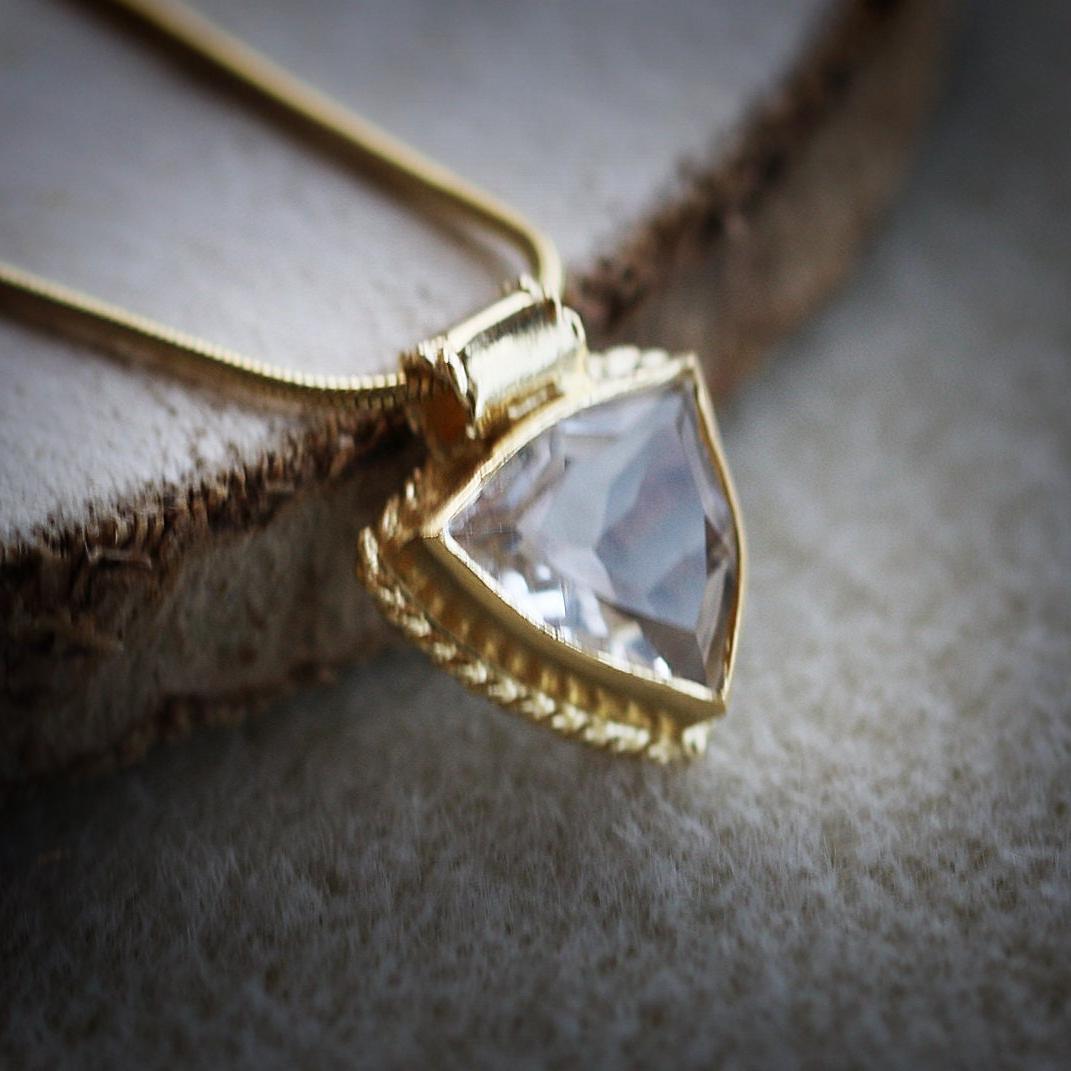 Dainty Necklaces for Women,Clear Quartz Necklace,Crystal Quartz Necklace,Jewelry Necklace,Anniversary Gifts for Her,Handmade Jewelry