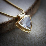 Dainty Necklaces for Women,Clear Quartz Necklace,Crystal Quartz Necklace,Jewelry Necklace,Anniversary Gifts for Her,Handmade Jewelry