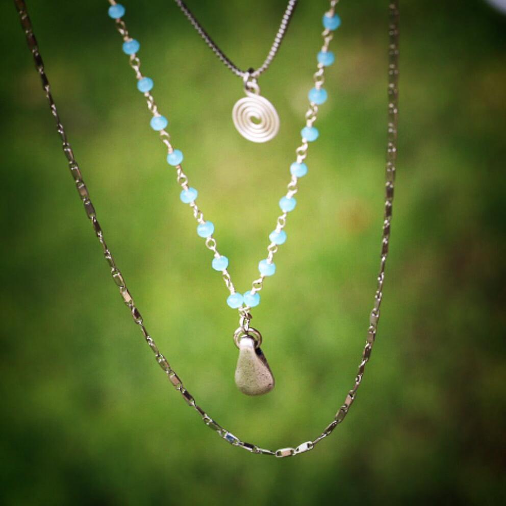 Beaded Necklace,Layered Gold Necklace,Rosary Necklace,Gold Necklaces for Women,Gold Pendant Necklace,Stacked Necklaces for Women