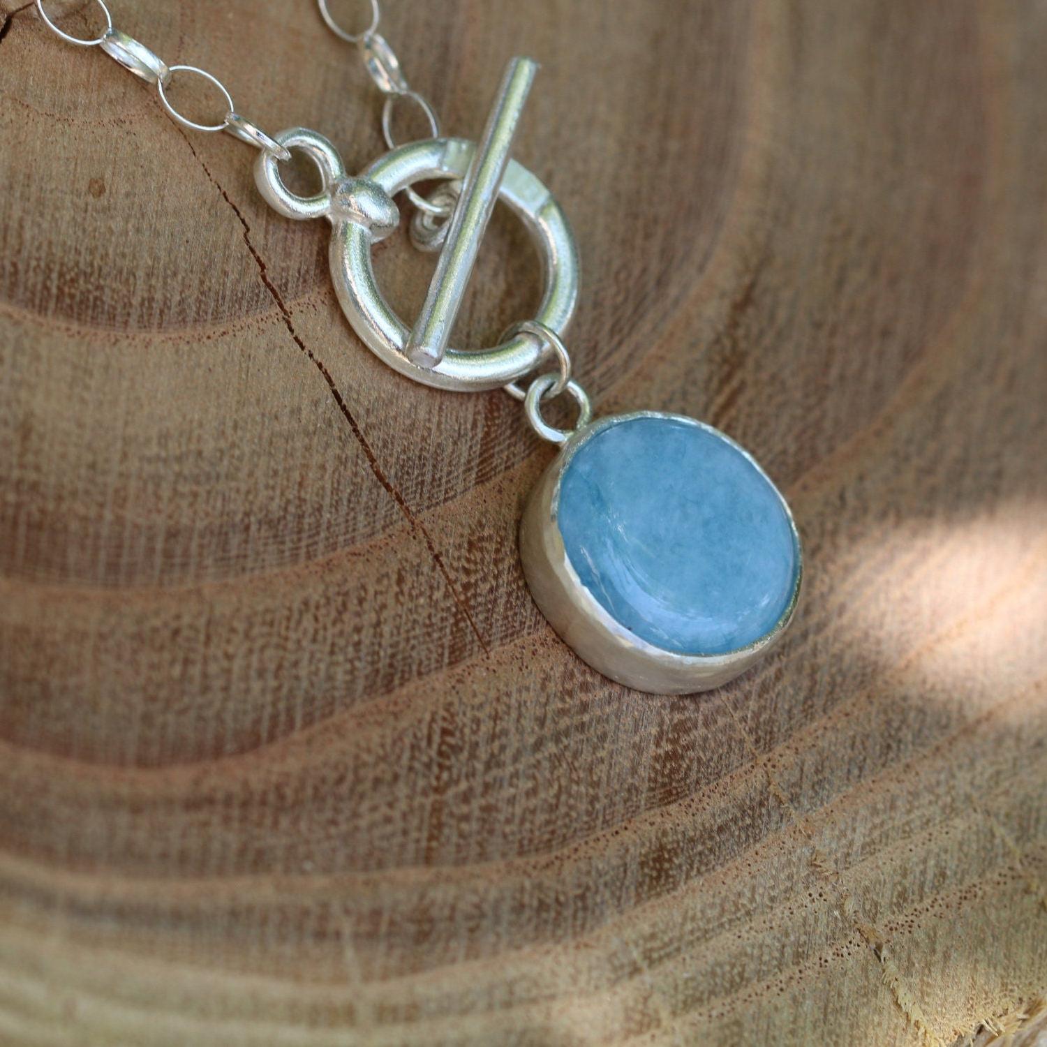 Extra Long Silver Statement Necklace, Double Pendant Necklace, Pendant necklace, Hand Made Jewelry For Her, Toggle Necklace, Christmas Gift