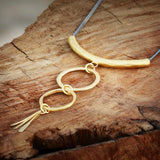 Long Necklace • Pendant Necklace for Women • Gold Pendant Necklace • Boho Necklace • Bohemian Jewelry for Women • Fine Necklace Gift For Her