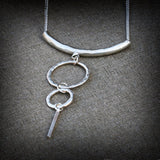 Geometric Necklace,Boho Statement Necklace,Statement Necklaces for Women,Silver Statement Necklace,Layering Necklaces,Womens Necklace