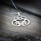 Silver Necklaces for Women,Silver Pendant Necklace,Long Necklace for Women,Long Silver Necklace,Pendant Necklace,Gifts for Her