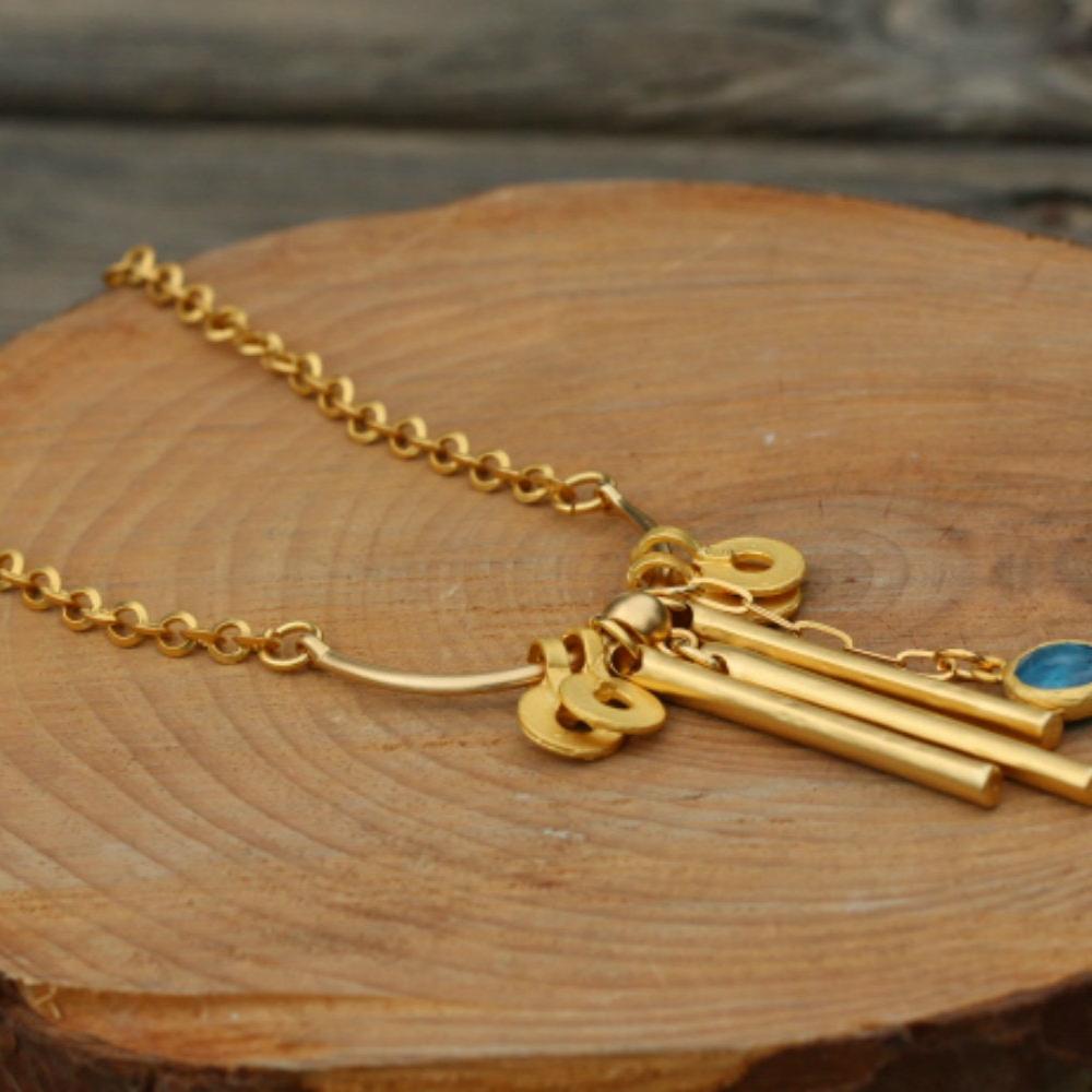 Gold Pendant Necklace,Gold Necklace for Women,Gifts for Her,Long Gold Necklaces for Women,Boho Statement Necklace,Jewelry Necklace