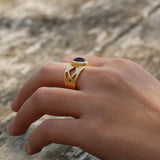 Gemstone Rings,Lotus Ring,Tourmaline Ring,14k Gold Jewelry,14k Birthstone Ring,October Birthstone Ring,Fashion Jewelry for Women