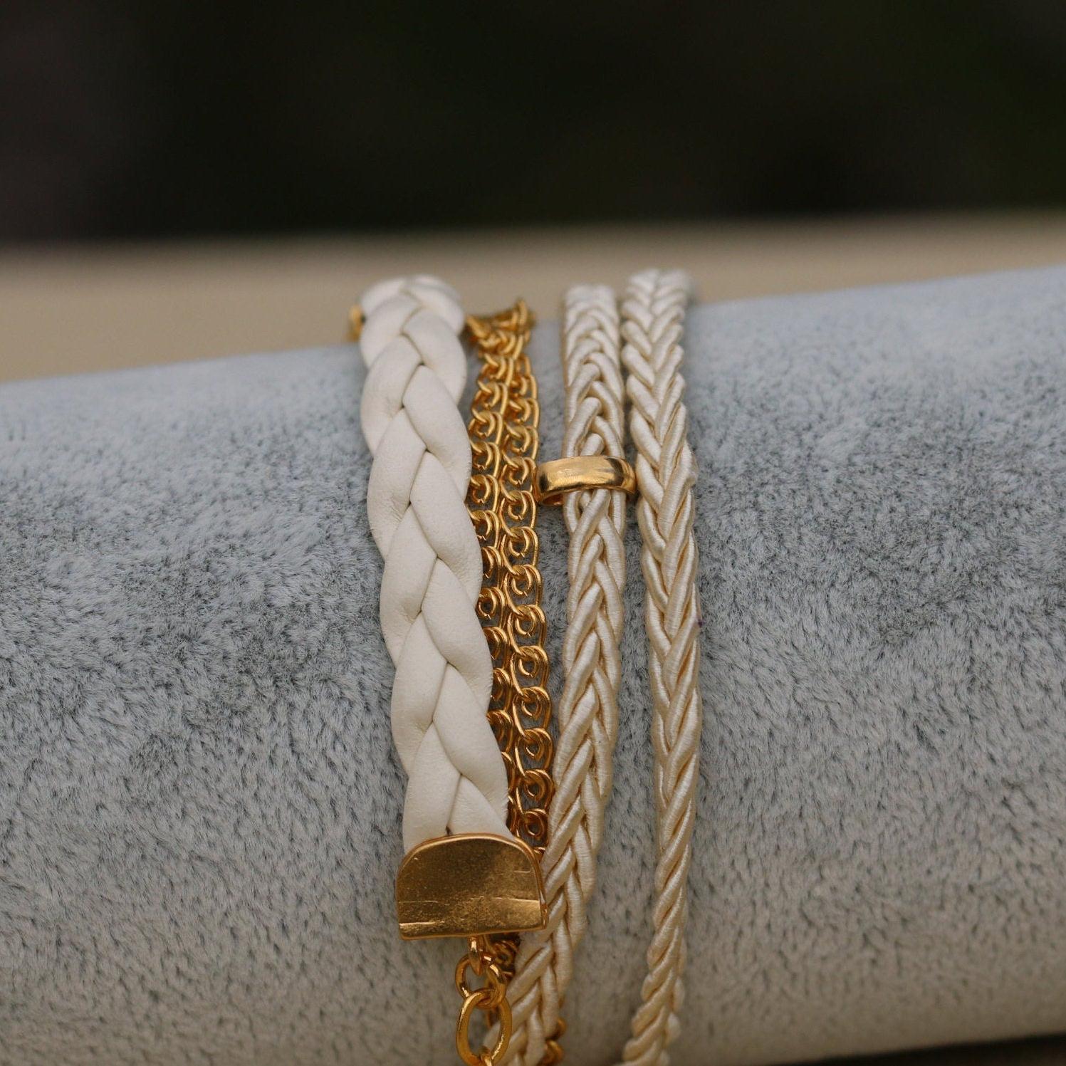 Jewelry Bracelet,Bracelets for Women,Green Bracelet,Layered Bracelet,Gold Bracelet for Women,Boho Jewelry for Women,Wrap Bracelet