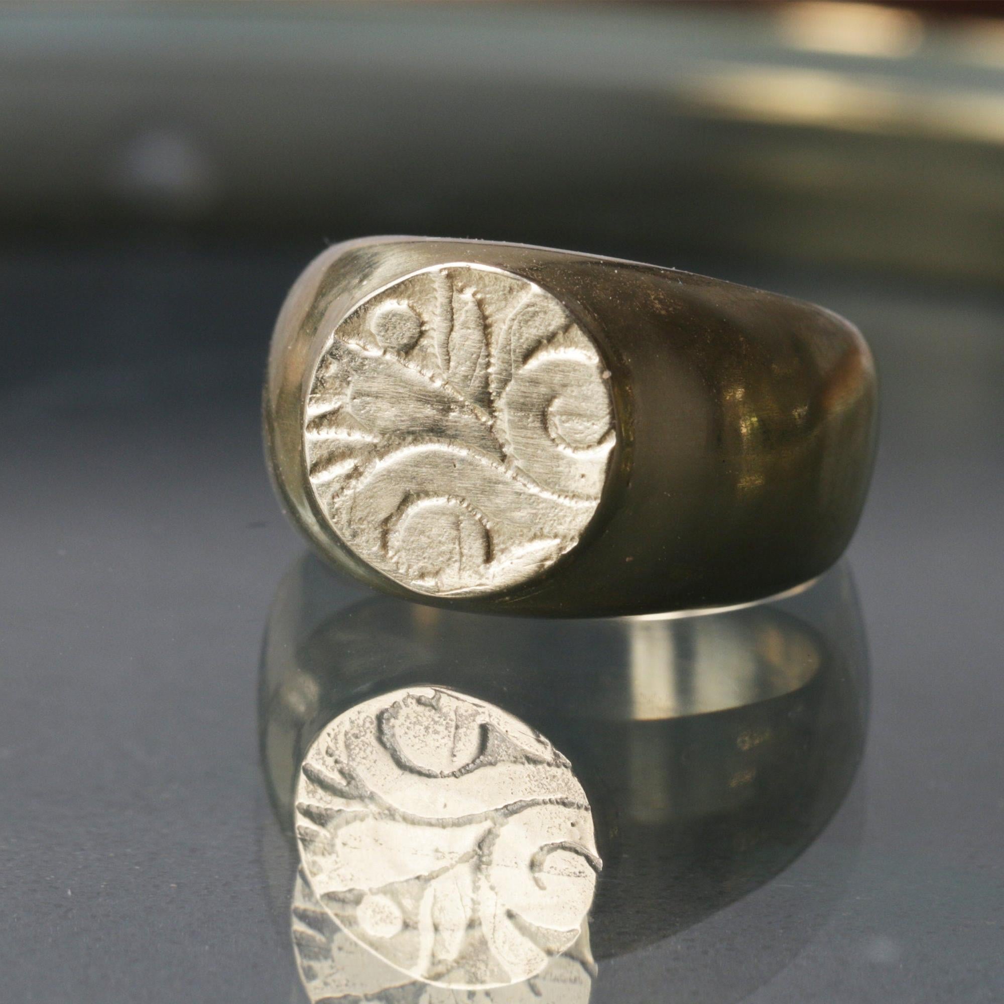 Gold Rings, Signet Rings, Vintage Rings, Statement Rings for Women, Stacking Rings, Designer Rings,"VIOLA" Ring,Mother's day gift