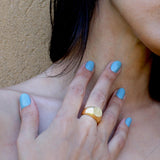 Gold Rings, Signet Rings, Vintage Rings, Statement Rings for Women, Stacking Rings, Designer Rings,"VIOLA" Ring,Mother's day gift