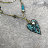 Big Statement Necklace,Chunky Necklace for Women,Large Pendant Necklace,Christmas Gift,Handmade Necklaces,Unique Jewelry,Fashion Necklace