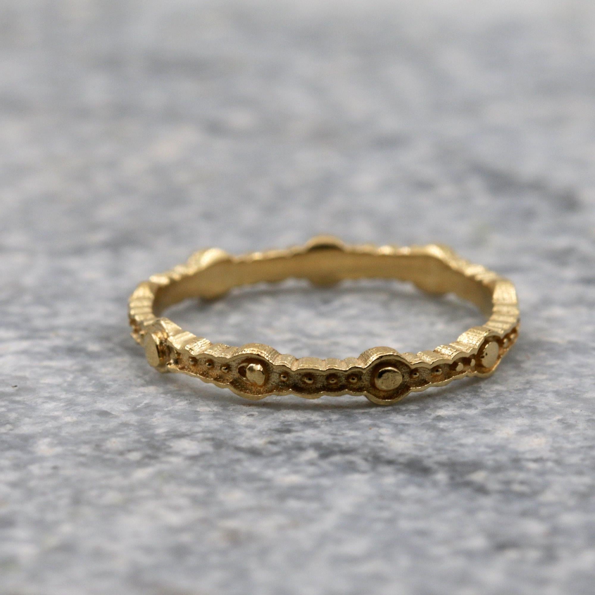 Dainty Rings,Stacking Ring,Vintage Rings,Gold Plated Rings,Everyday Rings,18k Gold Ring,Handmade Jewelry for Women,Boho Rings