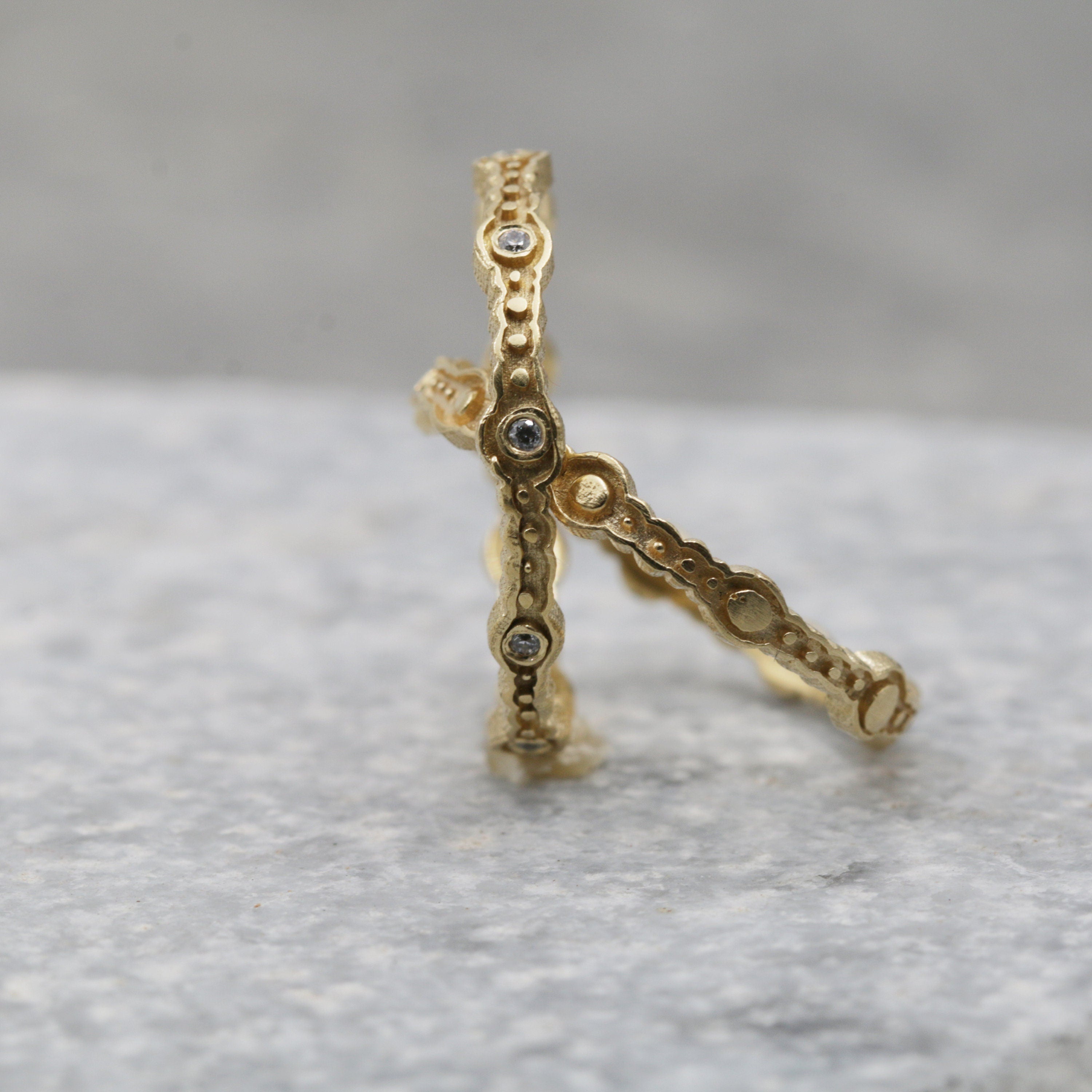 Dainty Rings,Stacking Ring,Vintage Rings,Gold Plated Rings,Everyday Rings,18k Gold Ring,Handmade Jewelry for Women,Boho Rings