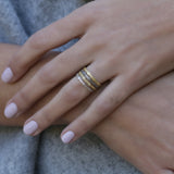 Dot Engraved Stacking Bands Ring Set. Flat Dot Dainty Stacking Rings set, 4 Ring Set, Stacking Dainty Rings Set, Band Ring, Mothers Day Gift