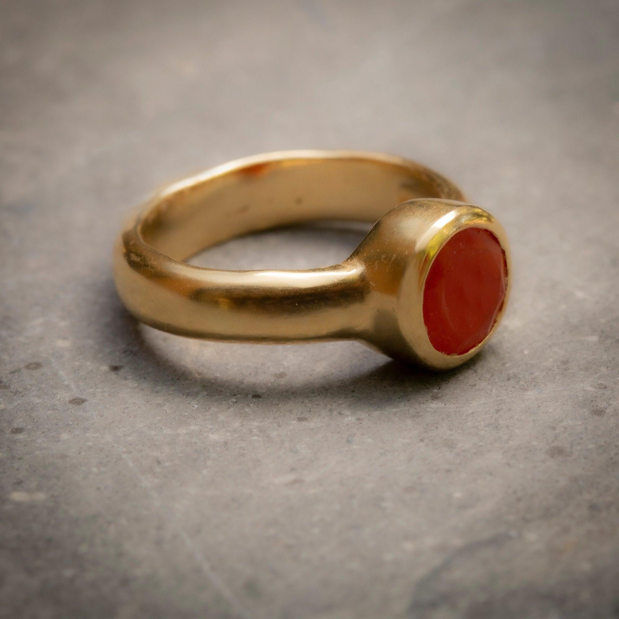 Carnelian Ring,Dainty Promise Rings,Gold Plated Ring,Gifts for Her,Stone Rings,Engagement Ring,Everyday Rings,Stacking Rings ,Christmas Gift