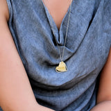Long Necklace For Women, Gold And Silver Heart Pendant Necklace For Mom , Multi Hearts Pendant Necklace, Best Gifts for Mom, Gift for Her