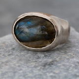 Labradorite Ring, Boho Ring For Women, Silver Ring ,Labradorite Statement Ring, Handmade Jewelry, Fashion Rings ,Mother's Day Sale