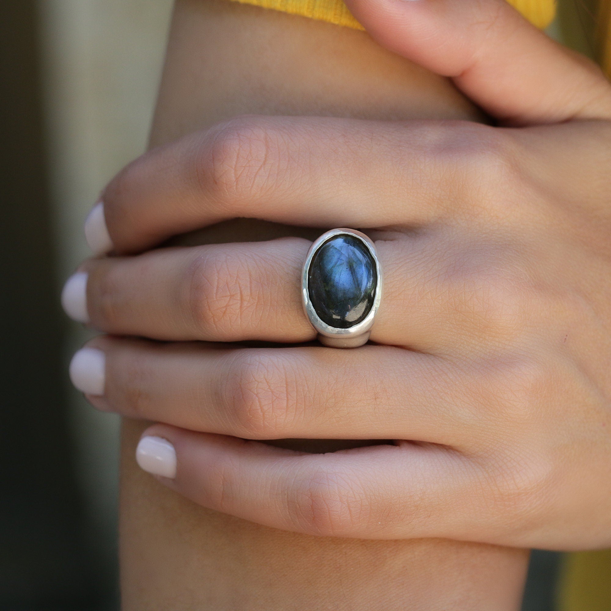 Labradorite Ring, Boho Ring For Women, Silver Ring ,Labradorite Statement Ring, Handmade Jewelry, Fashion Rings ,Mother's Day Sale