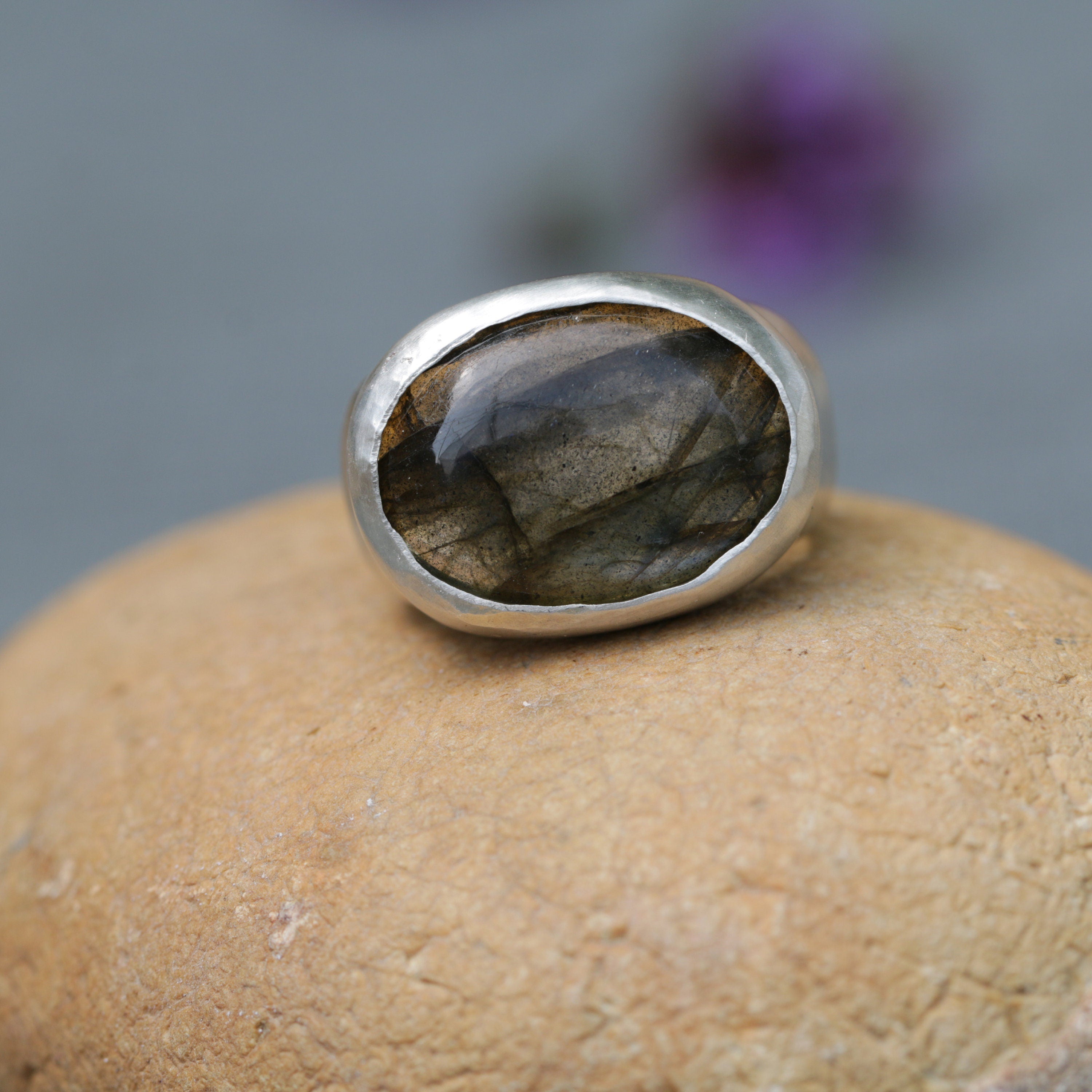 Gray Labradorite Ring, Boho Ring For Women, Silver Ring , Gray Labradorite Statement Ring, Handmade Jewelry,Fashion Rings ,Mother's Day Sale