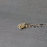 Pomegranate Pendant Silver Necklace,Luck Jewelry,Silver Pendant Necklace,Short Necklace For Women,Delicate Silver Necklace,Mother's Day Gift