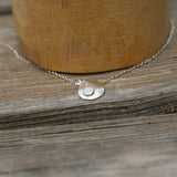 Pomegranate Pendant Silver Necklace,Luck Jewelry,Silver Pendant Necklace,Short Necklace For Women,Delicate Silver Necklace,Mother's Day Gift