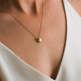 Dainty Gold Pendant Necklace,Luck Jewelry, pomegranate Gold Pendant,Short Necklace For Women,Delicate Gold Necklace,Mother's Day Gift