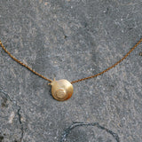 Dainty Gold Pendant Necklace,Luck Jewelry, pomegranate Gold Pendant,Short Necklace For Women,Delicate Gold Necklace,Mother's Day Gift