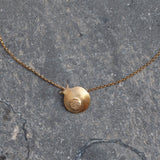 Dainty Gold Pendant Necklace,Luck Jewelry, pomegranate Gold Pendant,Short Necklace For Women,Delicate Gold Necklace,Mother's Day Gift