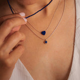 Blue & Silver 3 strands Necklace