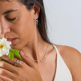 Hearts Silver Necklace For Women, Delicate Silver Multi Hearts Necklace, Valentine Day Gift For Her, Gift For Wife, Heart Jewelry.