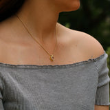Dainty Crystal Quartz Necklace