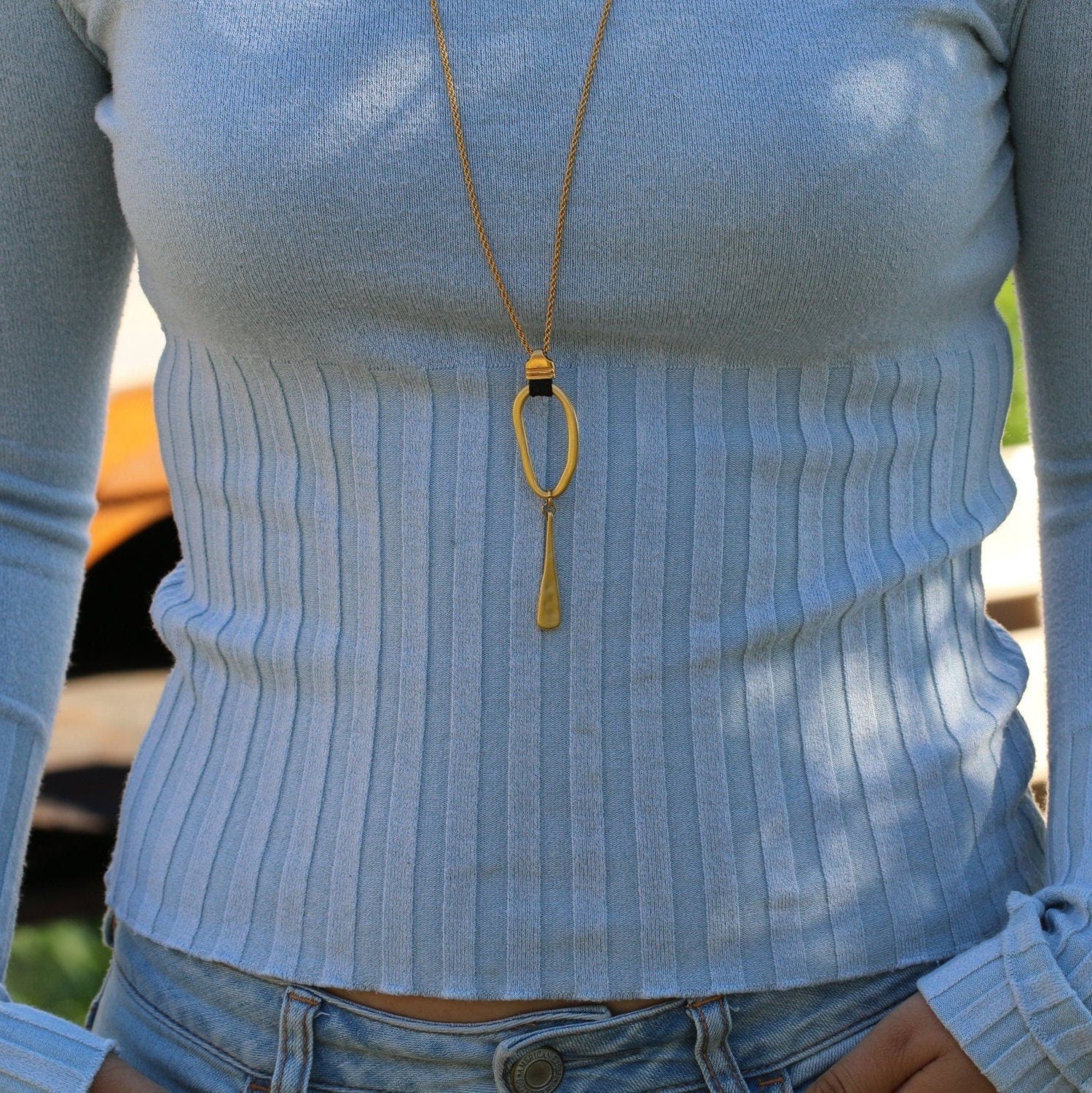 Long Pendant Necklace,Gold Necklaces for Women,Gold Necklaces for Women,Gold Statement Necklace,Gold Plated Necklace,Pendant Necklace