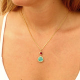 Crystal Pendant Necklace,Dainty Gold Necklaces,Zircon Necklace,Cute Necklaces,Everyday Necklace,Gem Necklace,Necklace for Teen Girls