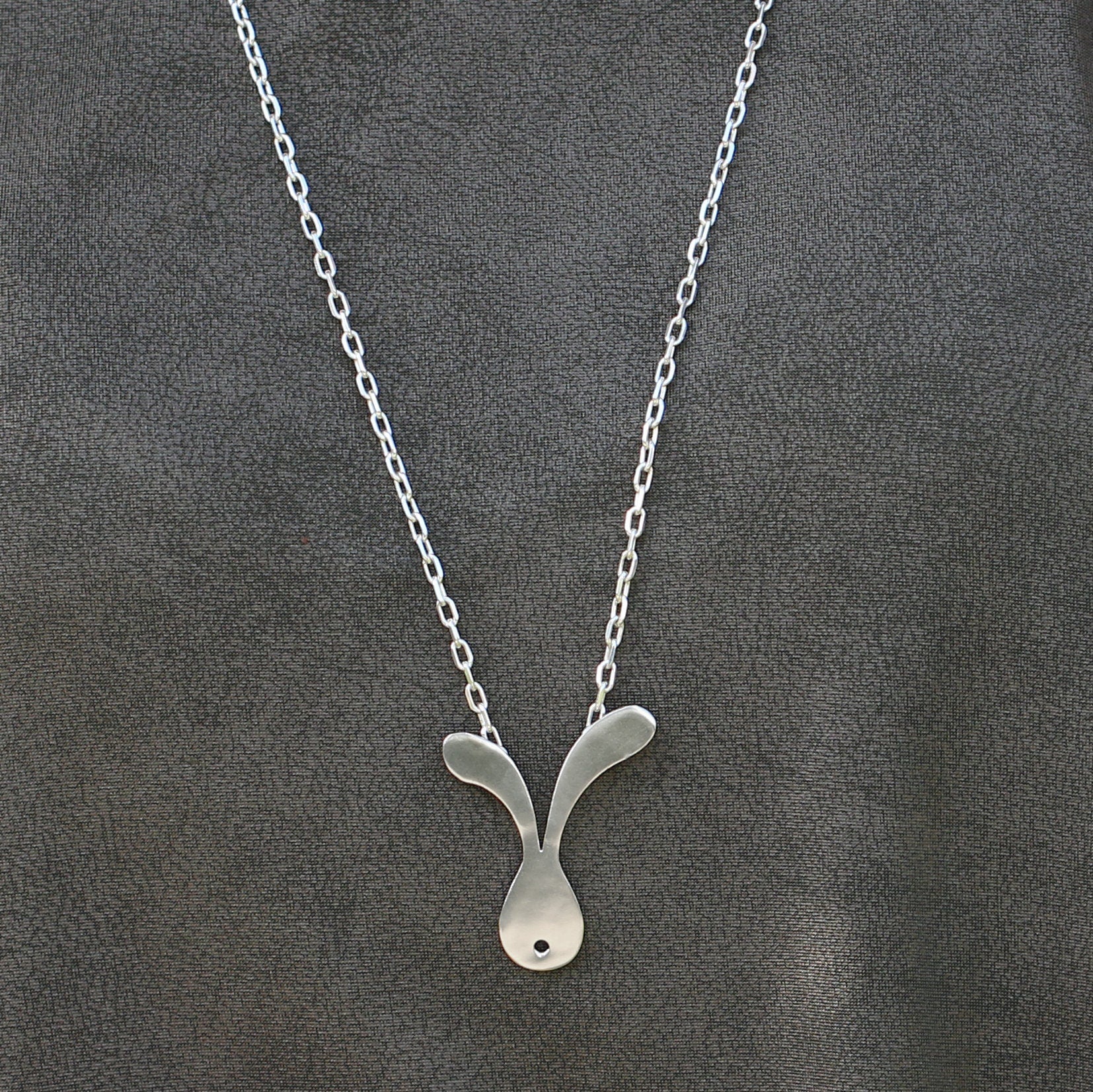 Rabbit Gold Pendant • Rabbit Jewelry • Easter Jewelry Gift • Bunny Jewelry • Bunny Silver Charm Necklace • Rabbit Necklaces For Women