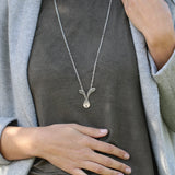 Rabbit Gold Pendant • Rabbit Jewelry • Easter Jewelry Gift • Bunny Jewelry • Bunny Silver Charm Necklace • Rabbit Necklaces For Women