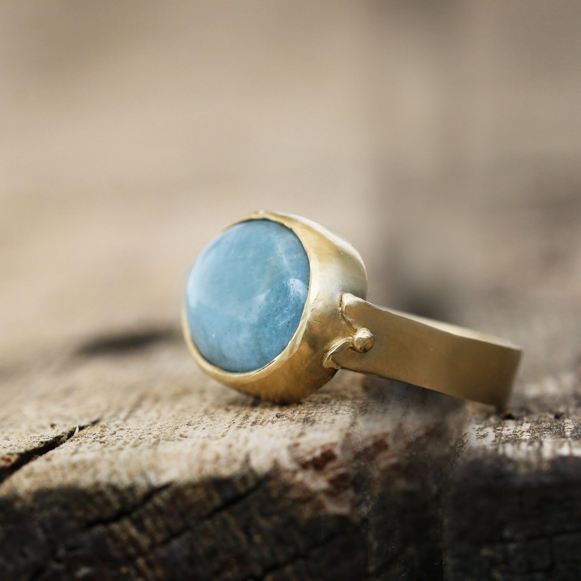 Fashionable 14k Citrine Ring - Vintage Style Jewelry, Hand Made Oval Citrine Solitaire Gold Birthstone Ring, Citrine Jewelry