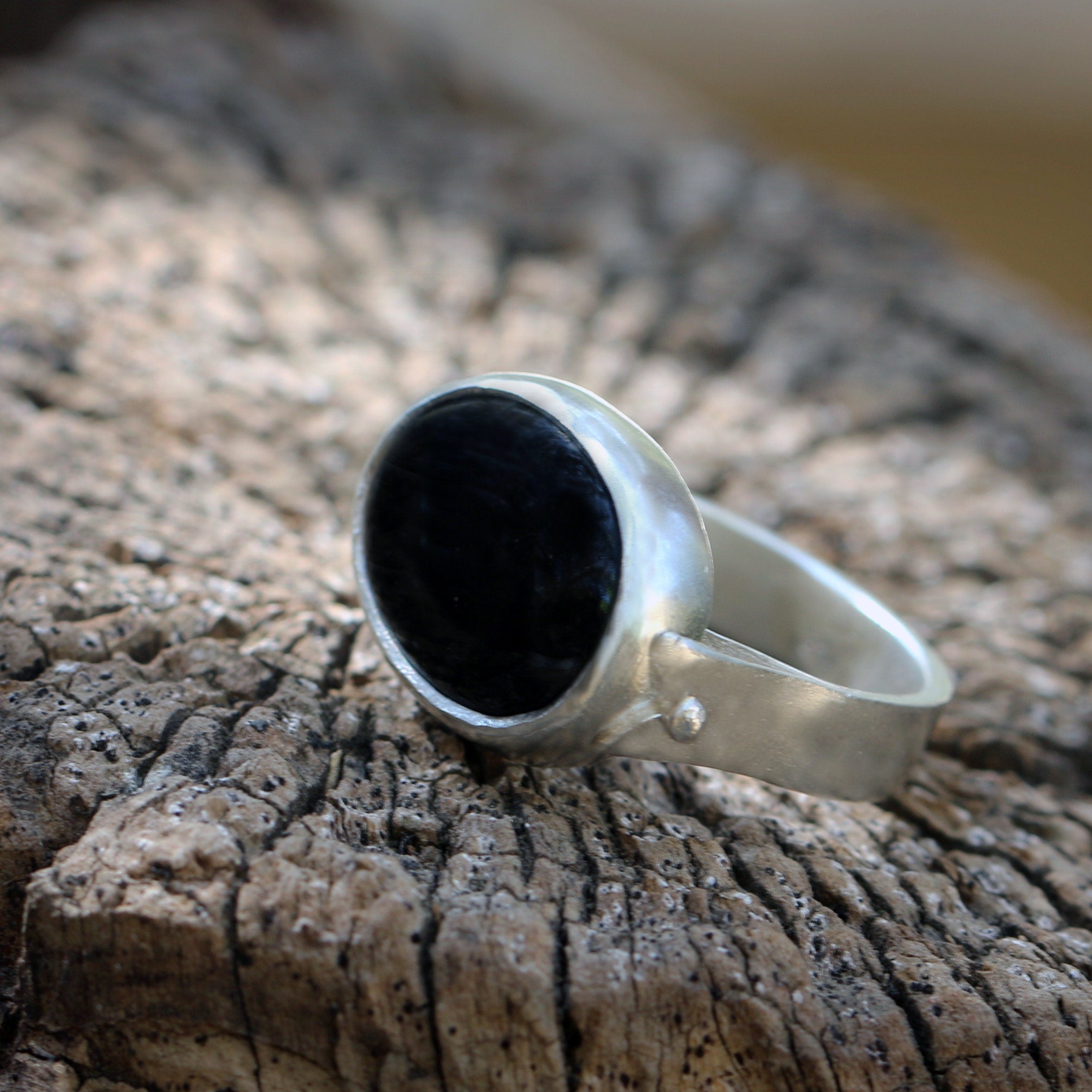 Black Ring,Jewelry for Women,Onyx Rings,Womens Gemstone Rings,Boho Sterling Silver Rings,Statement Ring,Bohemian Rings,Mother's Day Gift