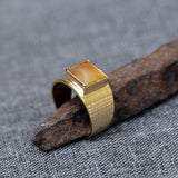 Citrine November Birthstone Gold Ring - Dazzling Gemstone Jewelry, Bezel Set Ring, Statement Yellow Ring, Graduation Gift ,Handmade Jewelry