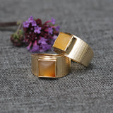 Citrine November Birthstone Gold Ring - Dazzling Gemstone Jewelry, Bezel Set Ring, Statement Yellow Ring, Graduation Gift ,Handmade Jewelry