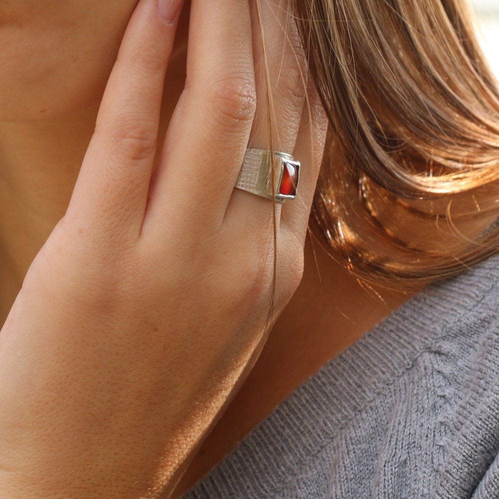 Carnelian Ring,Gemstone Ring,Sterling Silver Rings,Gem Jewelry,Fashion Jewelry,Gift Jewelry,Cocktail Rings,925 Ring,Christmas Gift