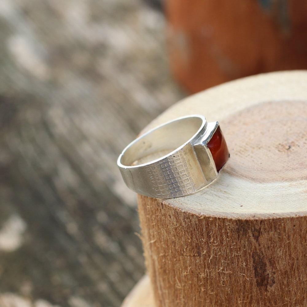 Carnelian Ring,Gemstone Ring,Sterling Silver Rings,Gem Jewelry,Fashion Jewelry,Gift Jewelry,Cocktail Rings,925 Ring,Christmas Gift