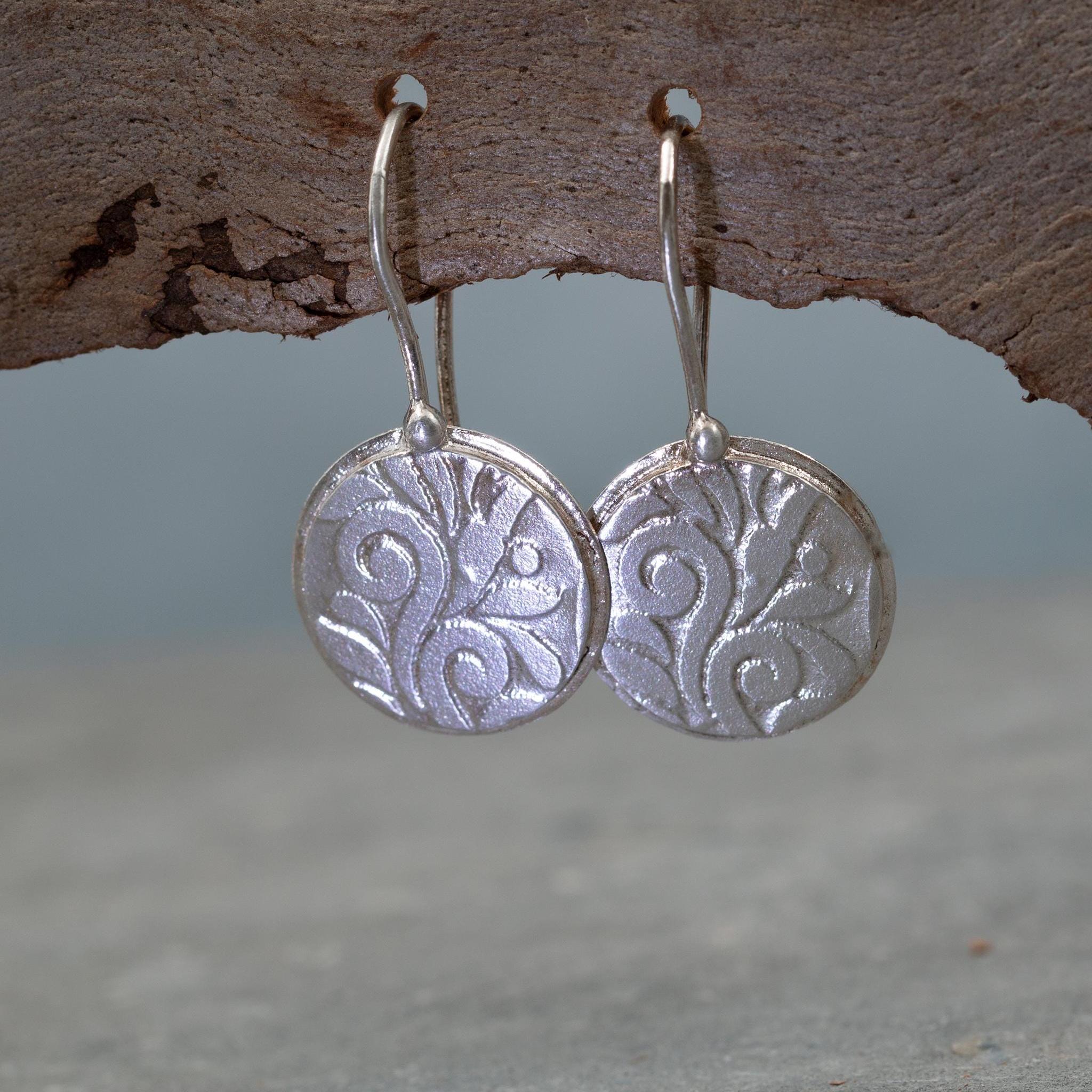 Gold-Filled Earrings, Coin Drop Earrings for Women, Gold Dangle Coin Earrings,14k Gold Earrings, Handmade Jewelry, Statement Earrings