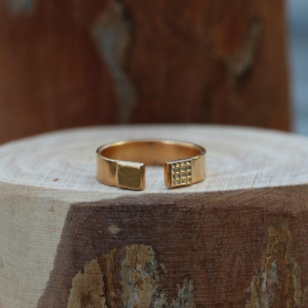 Open Ring Gold,Gold Rings For Women,Minimalist Jewelry,Boho Rings,Ring Accessories,Statement Ring,Handmade Band Rings,Unisex Ring