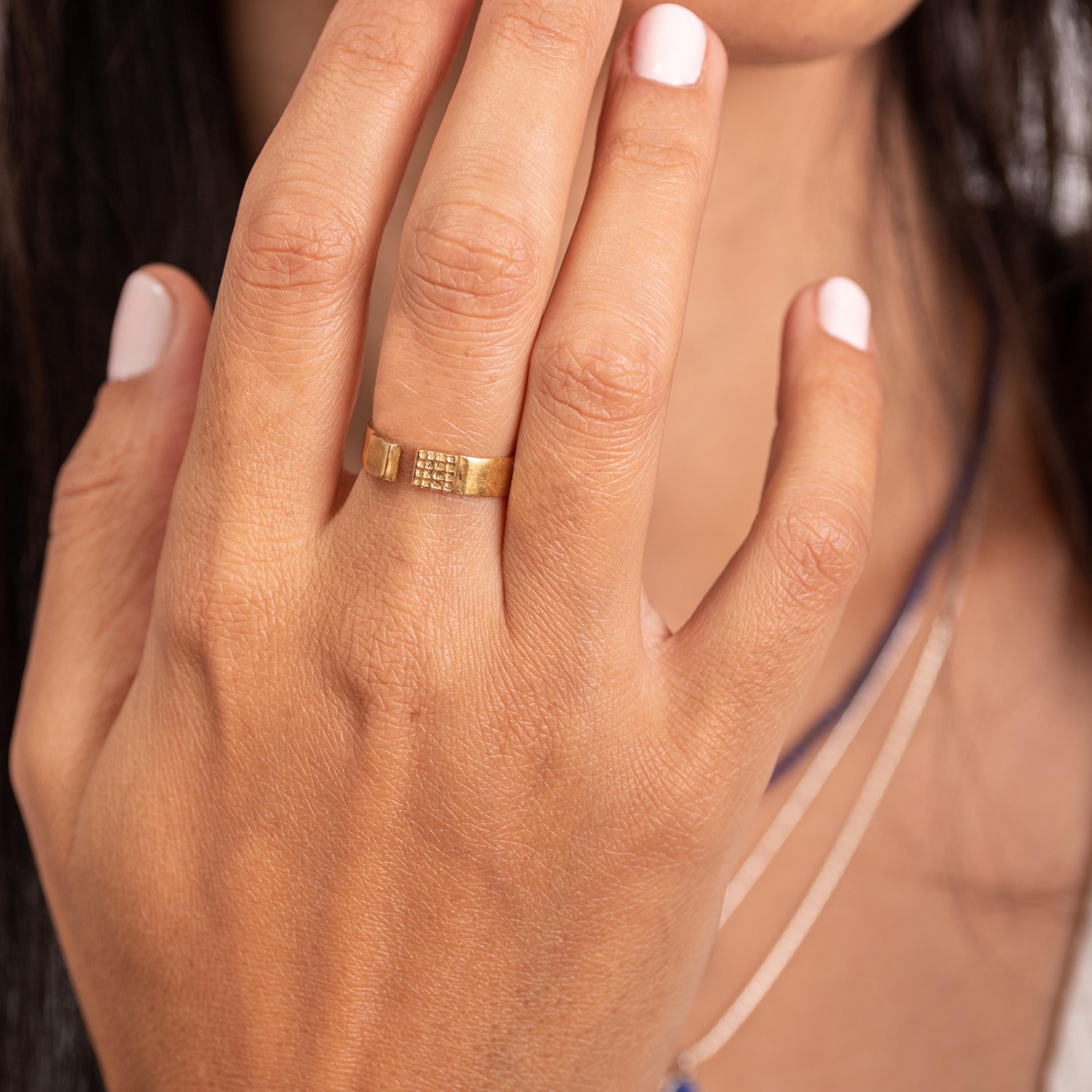 Open Ring Gold,Gold Rings For Women,Minimalist Jewelry,Boho Rings,Ring Accessories,Statement Ring,Handmade Band Rings,Unisex Ring