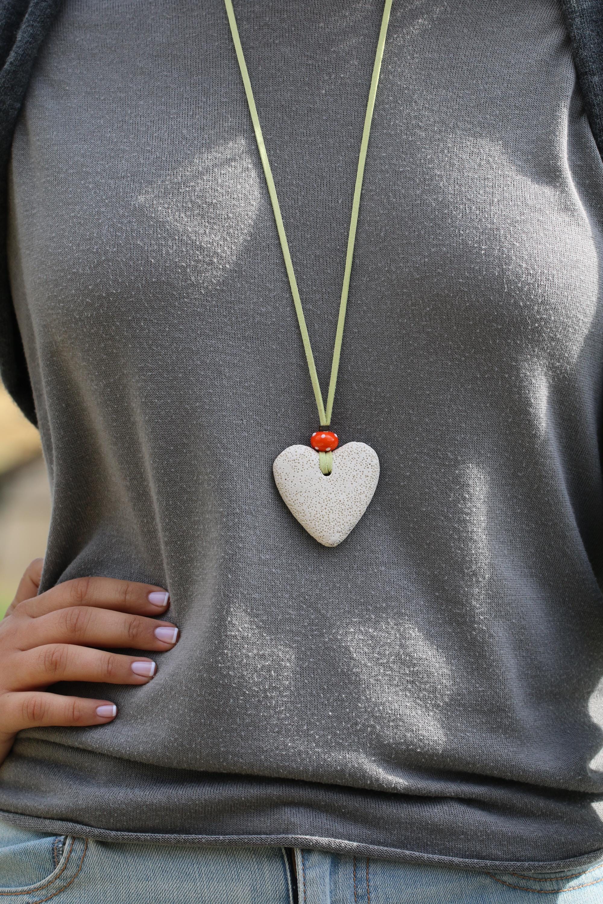 Chunky Lava Stone Necklace