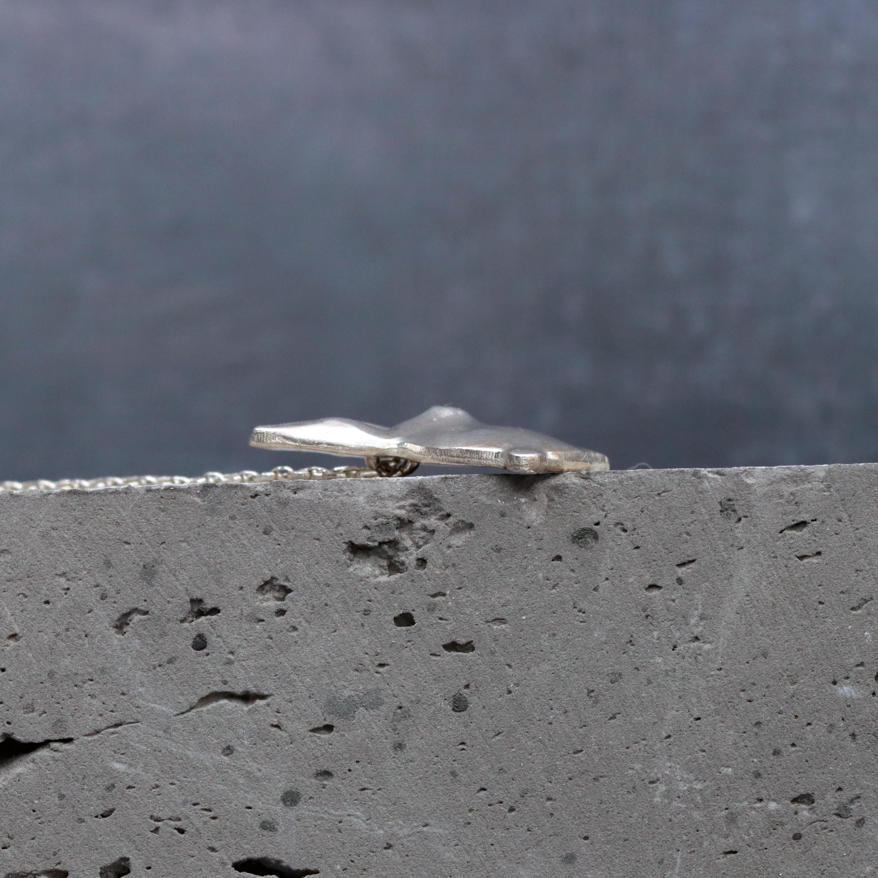 Sterling Silver 3D Bunny Charm Necklace • Sculpted Rabbit Pendant • Tiny Animal Lover Gift • Dainty Handmade Jewelry • Graduation Gift