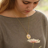 Gemstone Necklaces for Women, Rose Quartz Necklace, Rose Quartz Pendant Necklace, Pendant Necklace for Women, Handmade Necklace