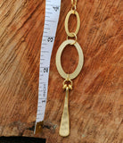 Extra Long Necklace, Long Gold Necklace, Customized Necklace, Pendant Necklace for Women, Trendy Necklaces, Handmade Jewelry, Gold Necklace