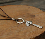Dainty Silver Pendant Necklace