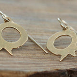 Gold-filled Earrings,Bridesmaid Earrings,Women Earrings,Handmade Jewelry for Women,Gold Jewelry,Fruit Earrings,Dangle Earrings