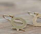 Gold-filled Earrings,Bridesmaid Earrings,Women Earrings,Handmade Jewelry for Women,Gold Jewelry,Fruit Earrings,Dangle Earrings