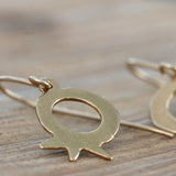Gold-filled Earrings,Bridesmaid Earrings,Women Earrings,Handmade Jewelry for Women,Gold Jewelry,Fruit Earrings,Dangle Earrings